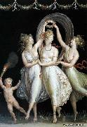 Antonio Canova The Three Graces Dancing oil painting